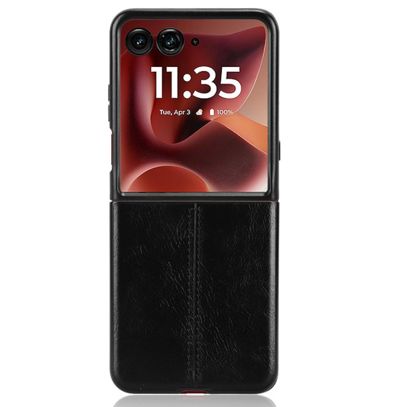 Coque Motorola Razr 60 Ultra Simili Cuir Couture
