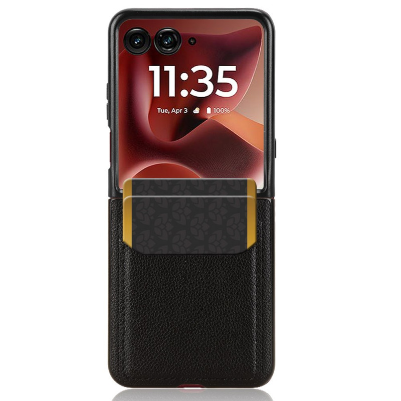 Coque Motorola Razr 60 Ultra 5G Effet Cuir Porte-cartes