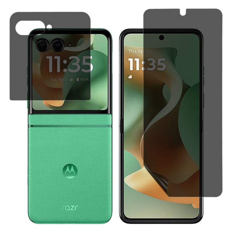 Ensemble de Films Anti-Espion pour Écrans Motorola Razr 60