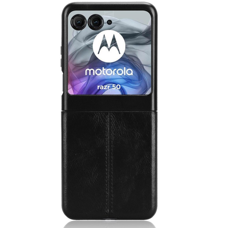 Coque Motorola Razr 70 / 60 / 50 Effet Cuir Couture