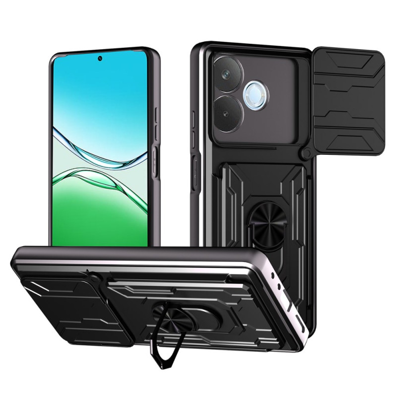 Coque Oppo A5 Pro 5G Protecteur Caméra et Anneau-Support
