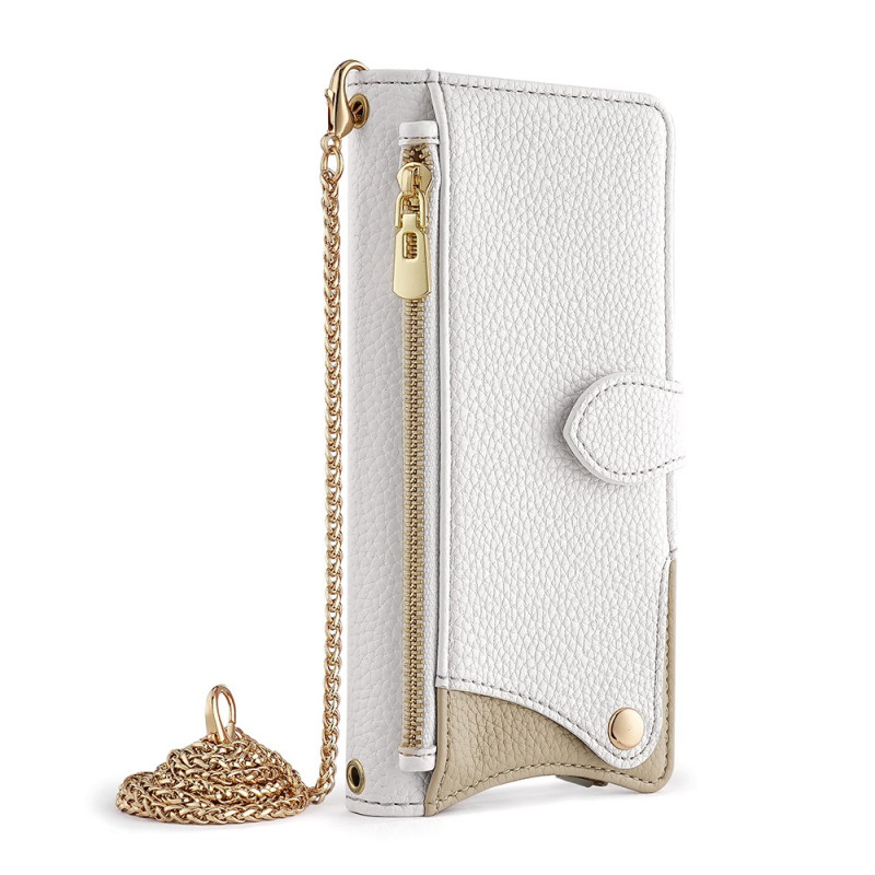 Housse Realme 14 5G Design Portefeuille avec Chaîne