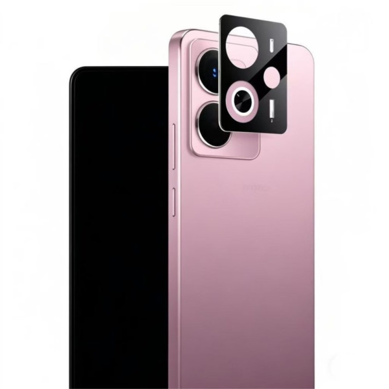Lentille de Protection en Verre Trempé pour Realme 14 5G (version noire)