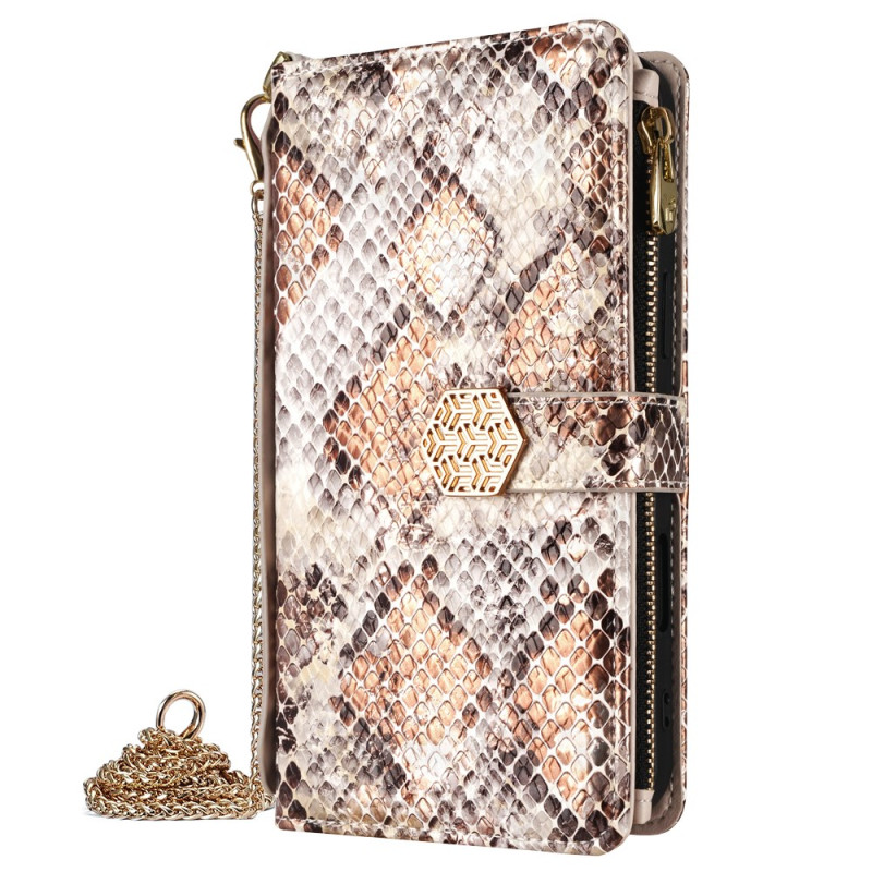 Housse Realme C71 Portefeuille Style Serpent