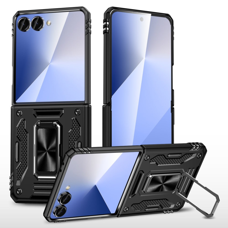 pour Samsung Galaxy Z Flip 7 Ultra Résistante Support et Protection d'Objectif