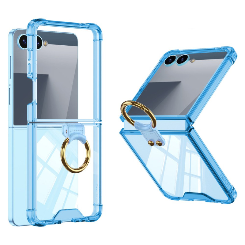 Coque Samsung Galaxy Z Flip 7 Anneau-Support et Protection Antichoc