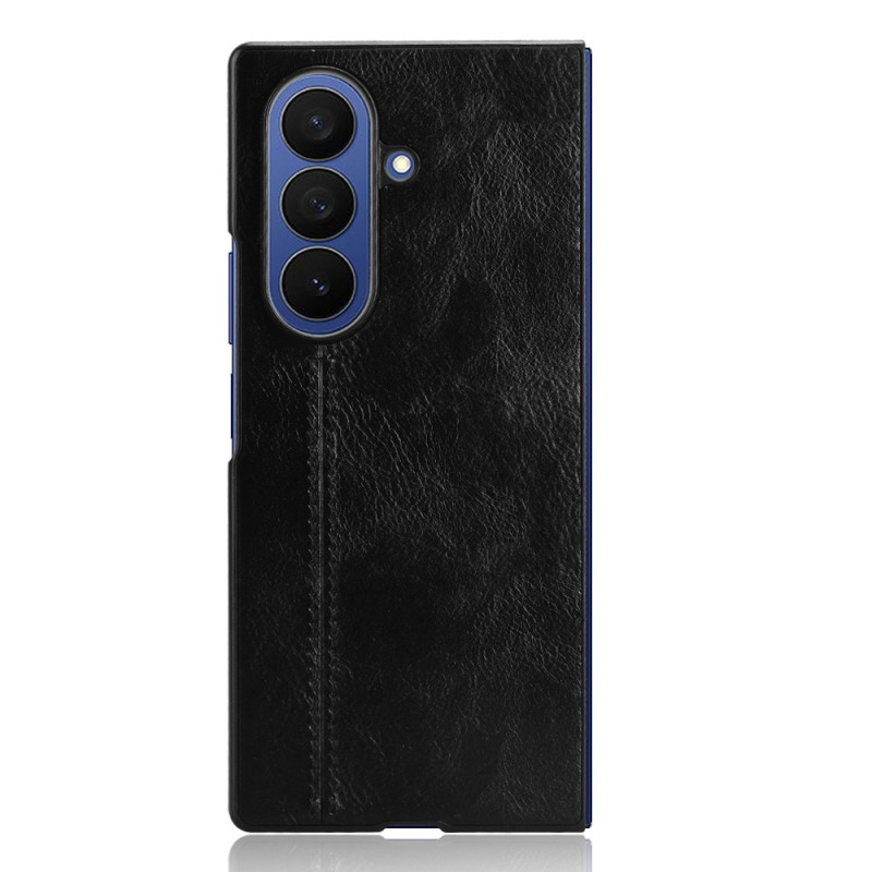 Coque Samsung Galaxy Z Fold 7 Effet Cuir Couture
