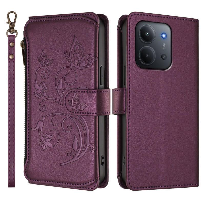 Housse Xiaomi Redmi 15C 4G Protection RFID Florale