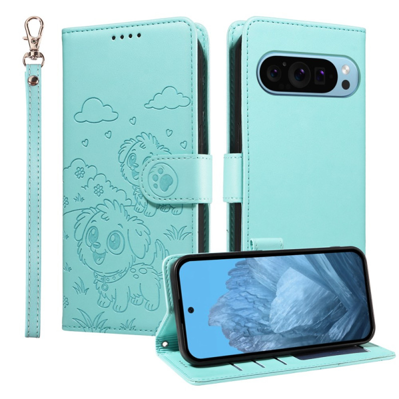Housse Google Pixel Pro XL Blocage RFID et Motif Chien