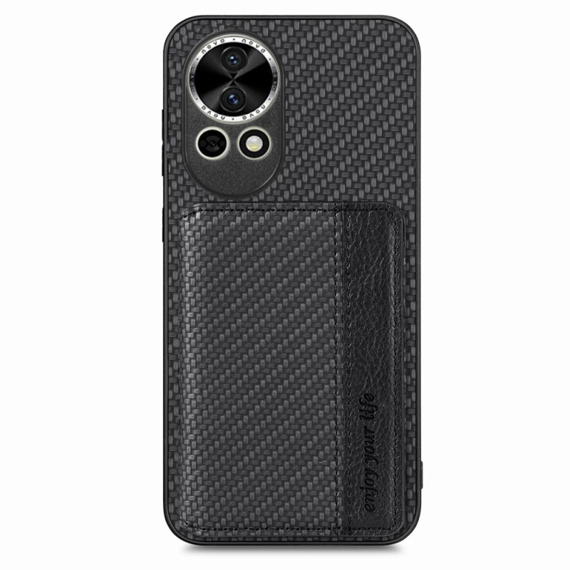 Coque Huawei Nova 13 Fibre Carbone Porte-Cartes