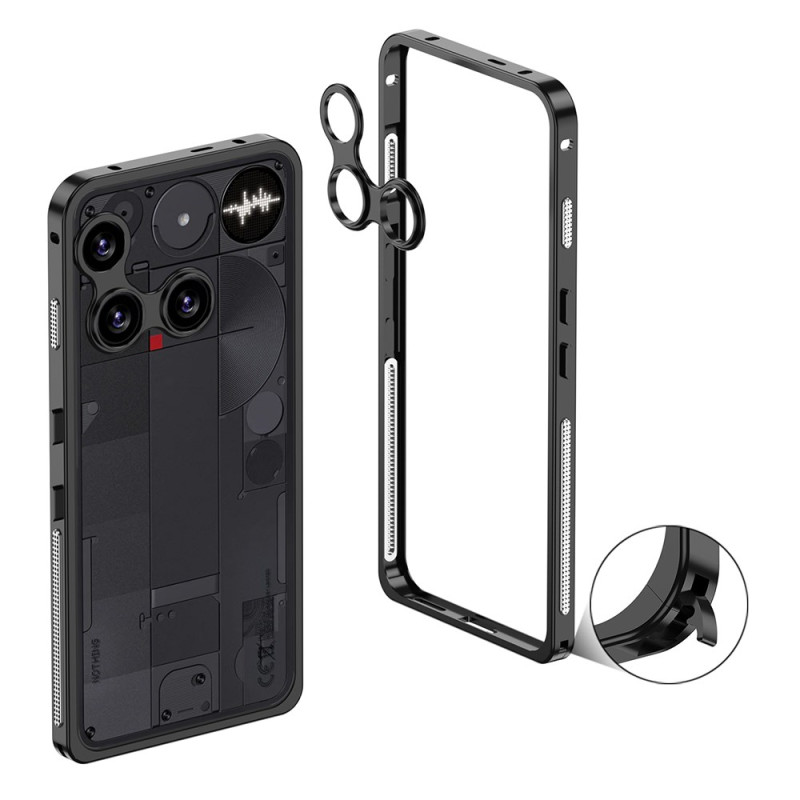 Coque Nothing Phone (3) Cadre Métallique
