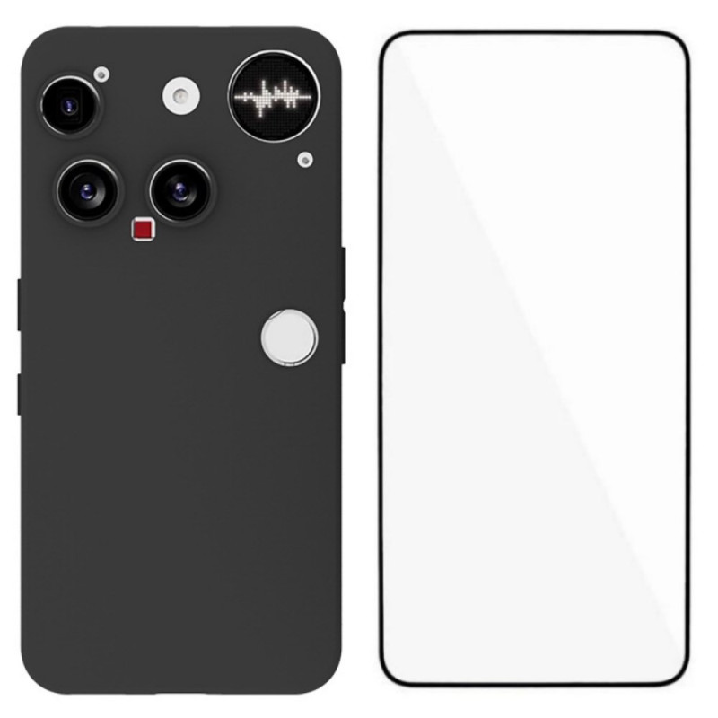 Coque Nothing Phone (3) Silicone avec Protecteur Écran