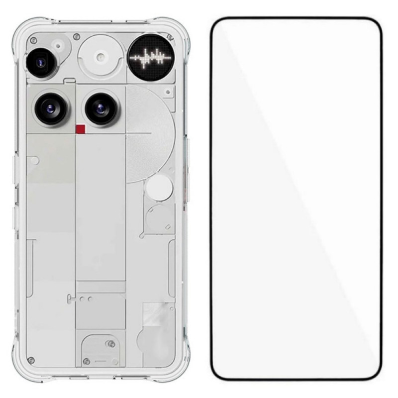 Coque Nothing Phone (3) Transparente avec Protecteur Écran