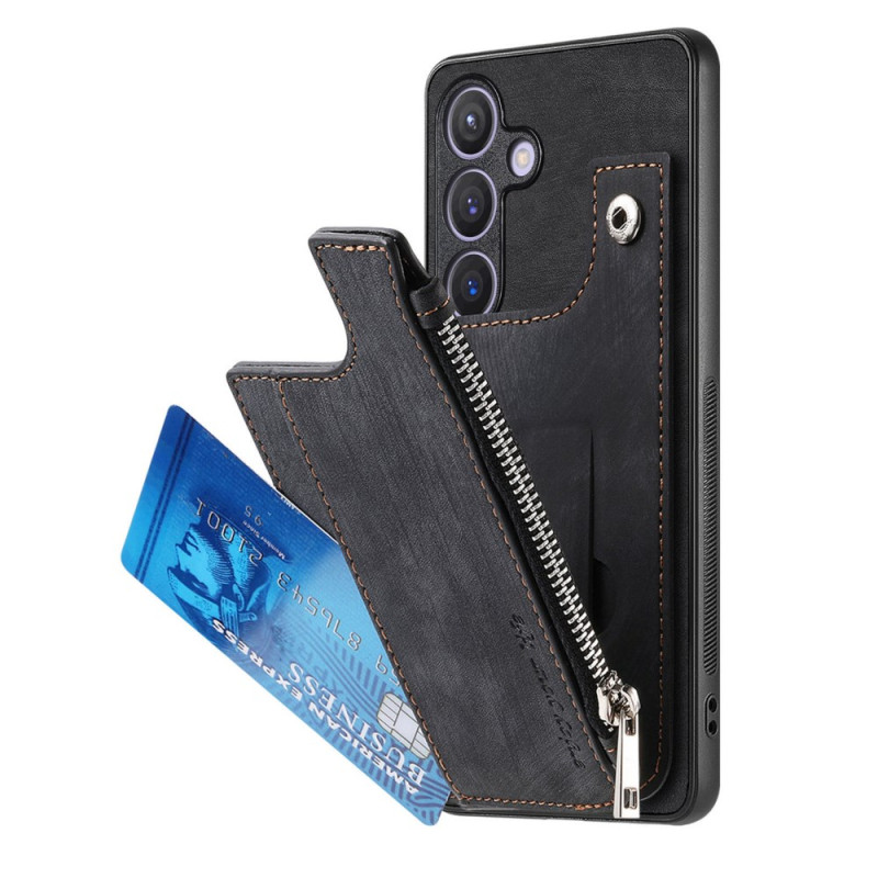 Coque Samsung Galaxy A05s Porte-Cartes et Support Effet Daim
