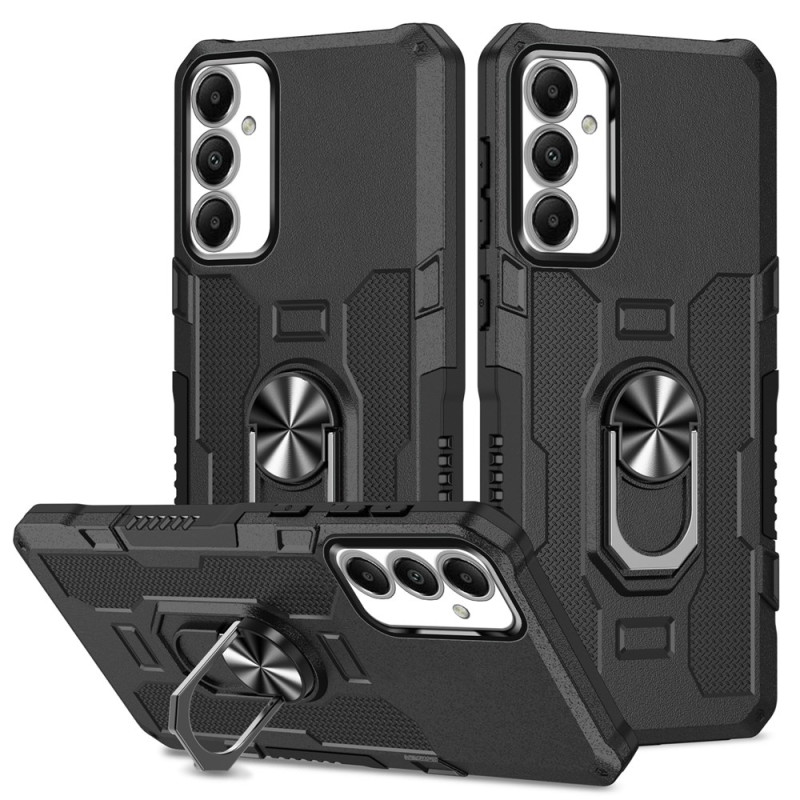 Coque Samsung Galaxy A05s Anneau-Support Effet Métal