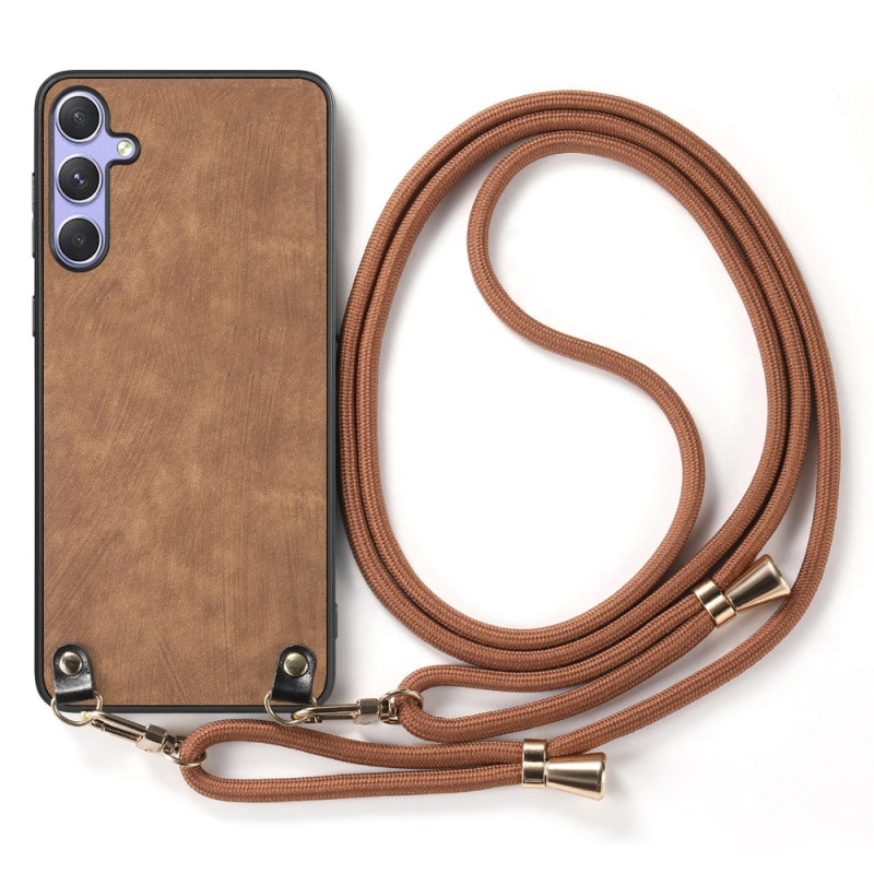 Coque à Cordon Samsung Galaxy A05s Effet Daim