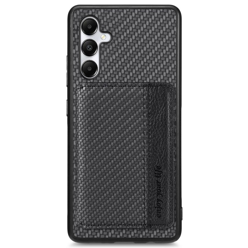 Coque Samsung Galaxy A05s Fibre Carbone avec Porte-cartes