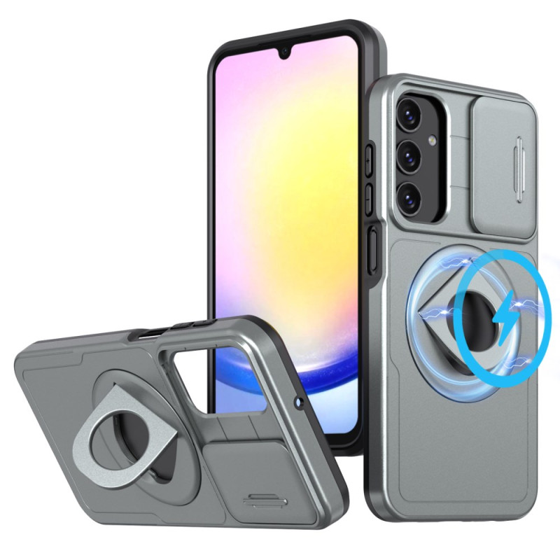 Coque pur Samsung Galaxy A05s Support Intégré et Protection d'Objectif Coulissante