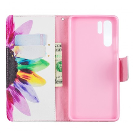 Housse Huawei P30 Pro Fleur Aquarelle Housse Huawei P30 Pro Fleur Aquarelle