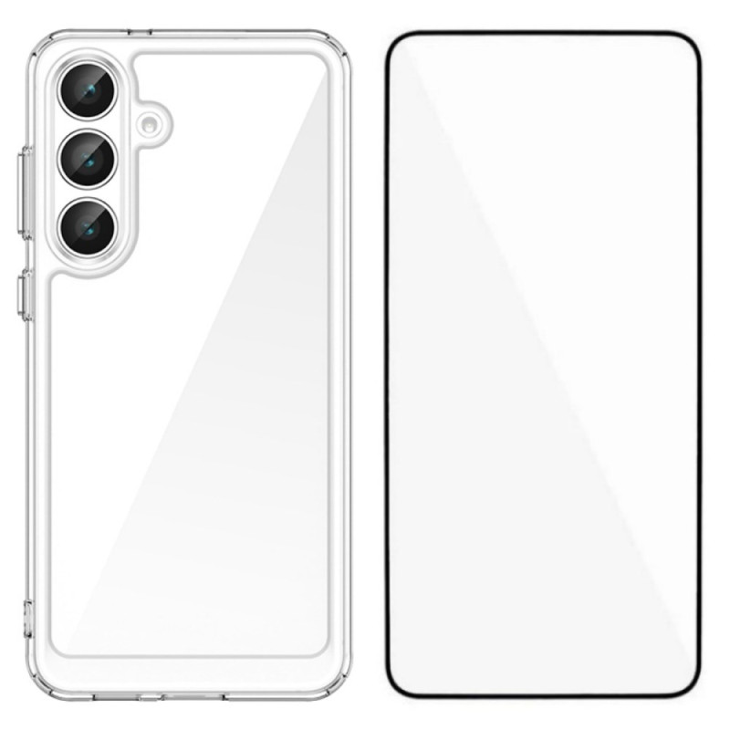 Coque Samsung Galaxy S25 FE Transparente avec Protecteur Écran
