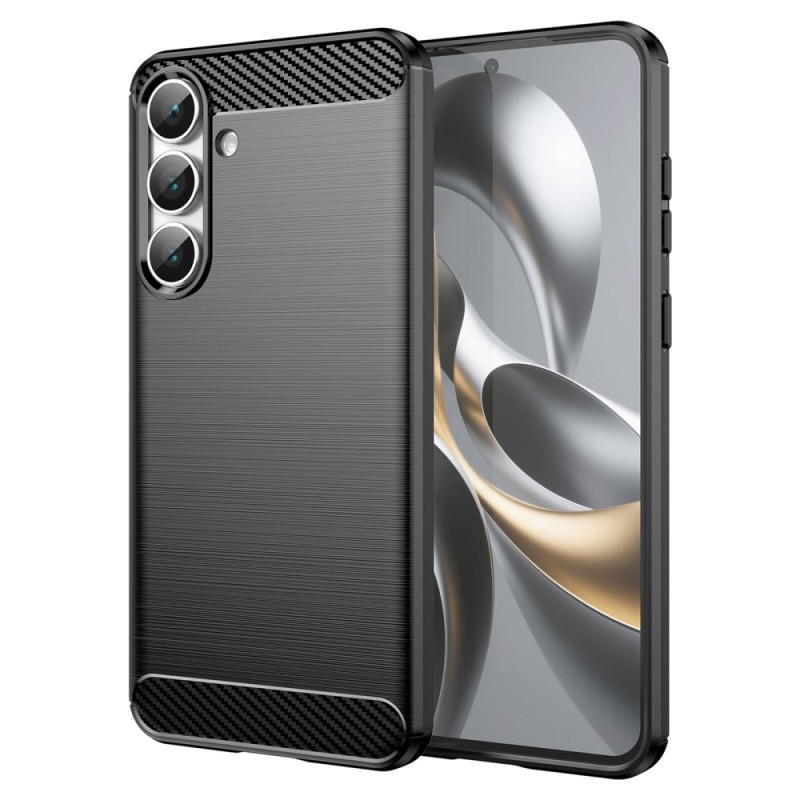 Coque Samsung Galaxy S25 FE Fibre Carbone Brossée