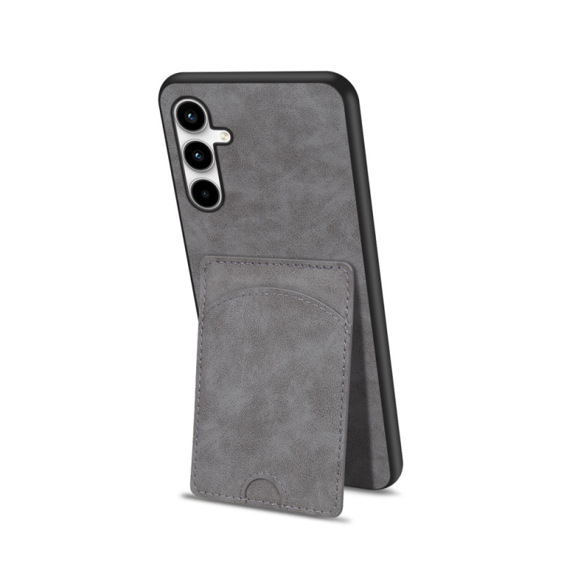 Coque Samsung Galaxy S25 FE Effet Cuir Support et Porte-Carte