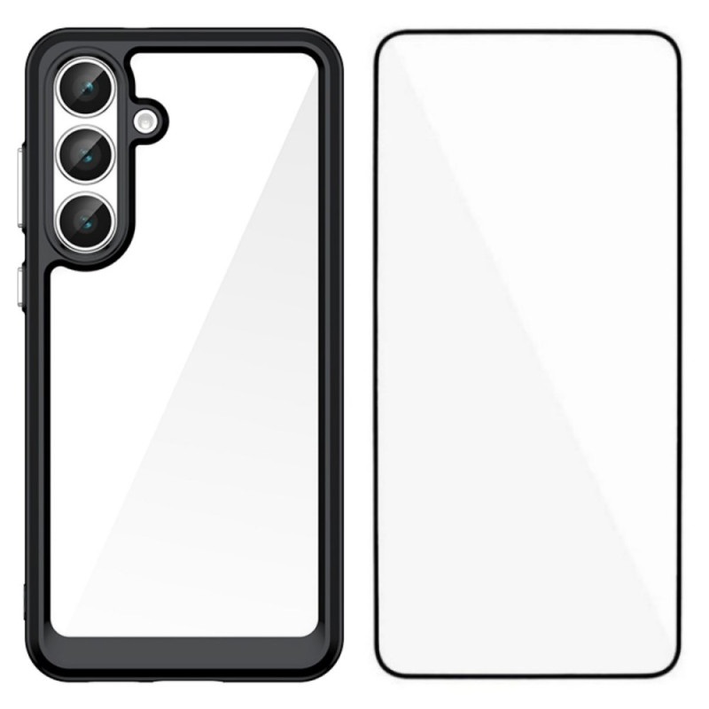 Coque Samsung Galaxy S25 FE Hybride avec Protecteur Écran