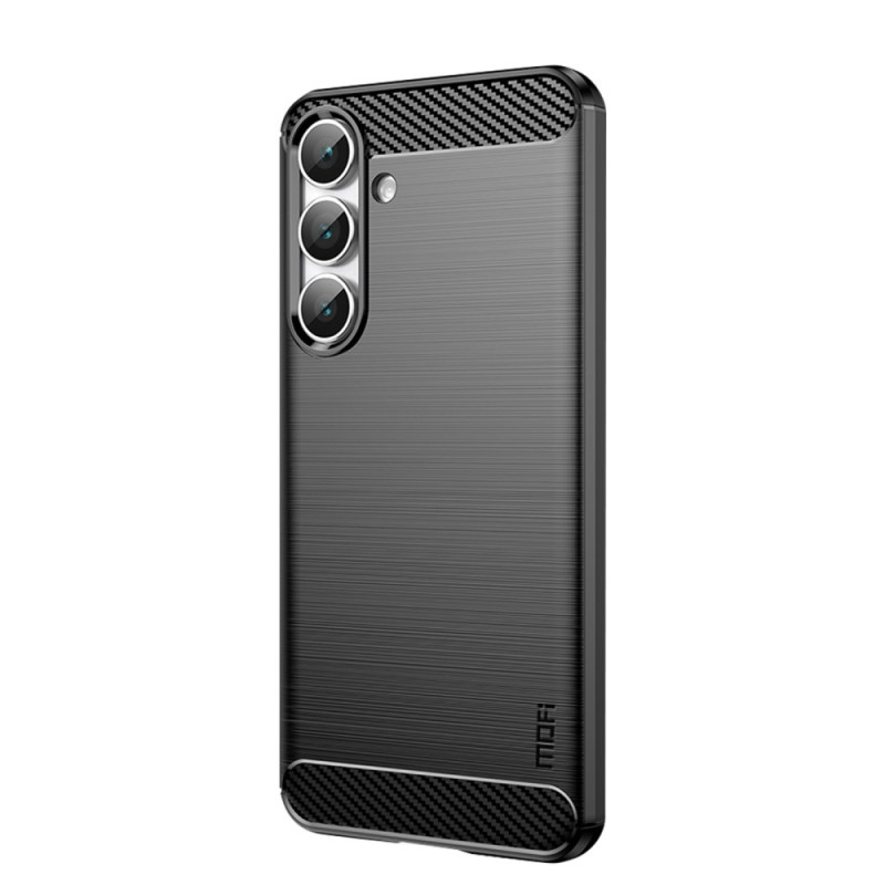 Coque Samsung Galaxy S25 FE Fibre Carbone Brossée