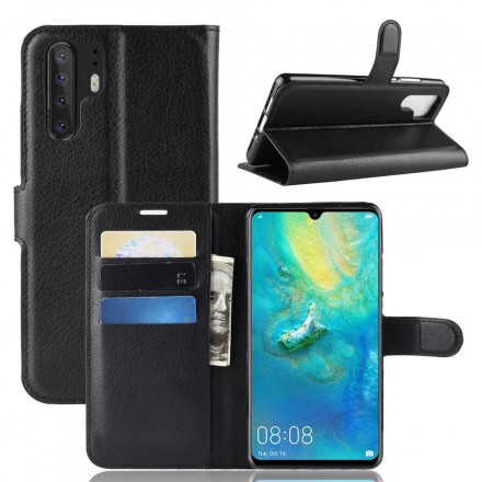 Housse Huawei P30 Pro Litchi Rétro Housse Huawei P30 Pro Litchi Rétro