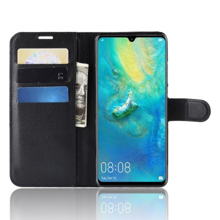 Housse Huawei P30 Pro Litchi Rétro Housse Huawei P30 Pro Litchi Rétro
