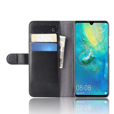 Housse Huawei P30 Pro Cuir Fendu Housse Huawei P30 Pro Cuir Fendu