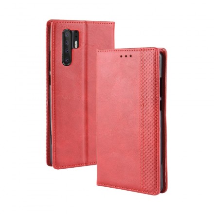 Flip Cover Huawei P30 Pro Effet Cuir Vintage Stylisé Flip Cover Huawei P30 Pro Effet Cuir Vintage Stylisé