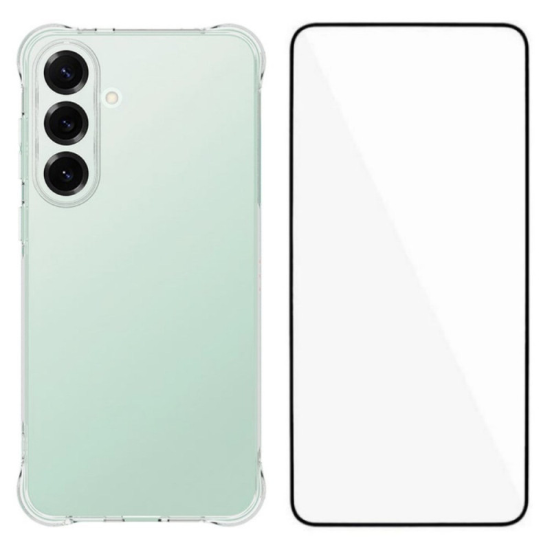 Coque Samsung Galaxy S25 FE Transparente Renforcée avec Protecteur Écran