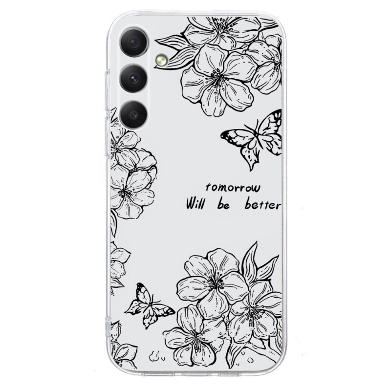 Coque Samsung Galaxy S25 FE Papillons et Fleurs