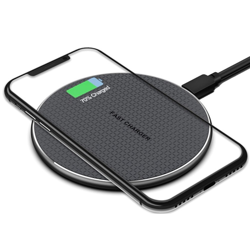 Chargeur Sans Fil Qi Ultra-Mince à Charge Rapide