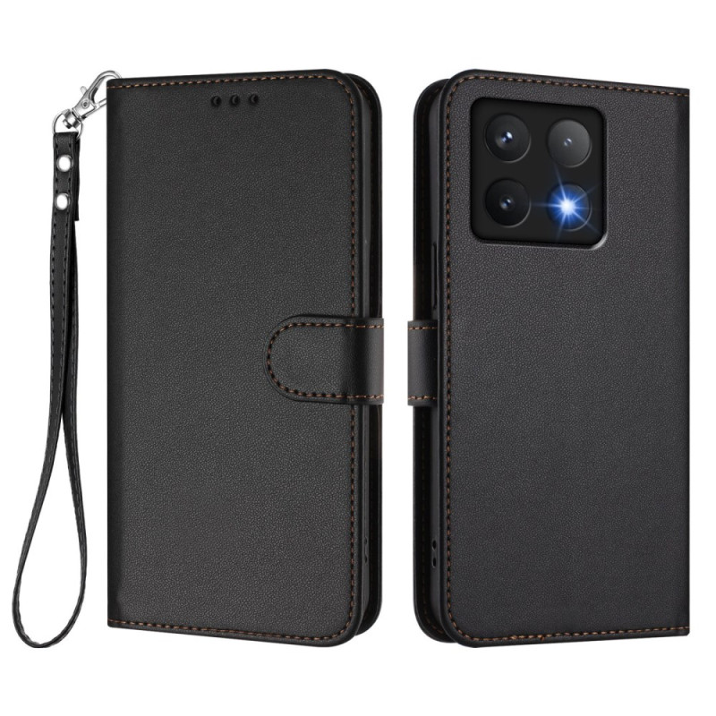 Housse Xiaomi 14T Portefeuille à Lanière