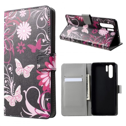 Housse Huawei P30 Pro Papillons et Fleurs Housse Huawei P30 Pro Papillons et Fleurs