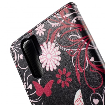 Housse Huawei P30 Pro Papillons et Fleurs Housse Huawei P30 Pro Papillons et Fleurs