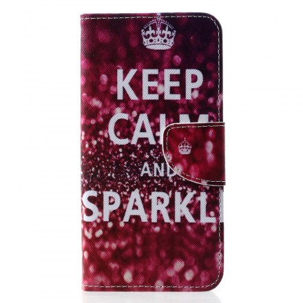 Housse Huawei P30 Pro Keep Calm and Sparkle