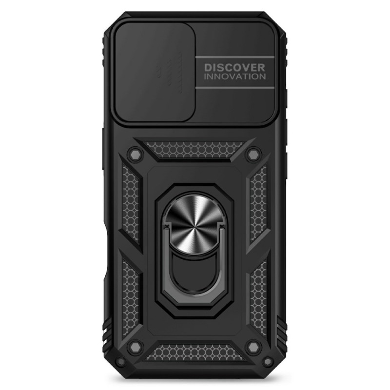 Coque iPhone 17 Ultra Résistante avec Anneau-Support et Protecteur Caméra