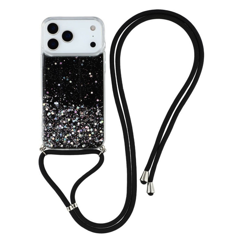 Coque à Cordon iPhone 17 Pro Paillettes