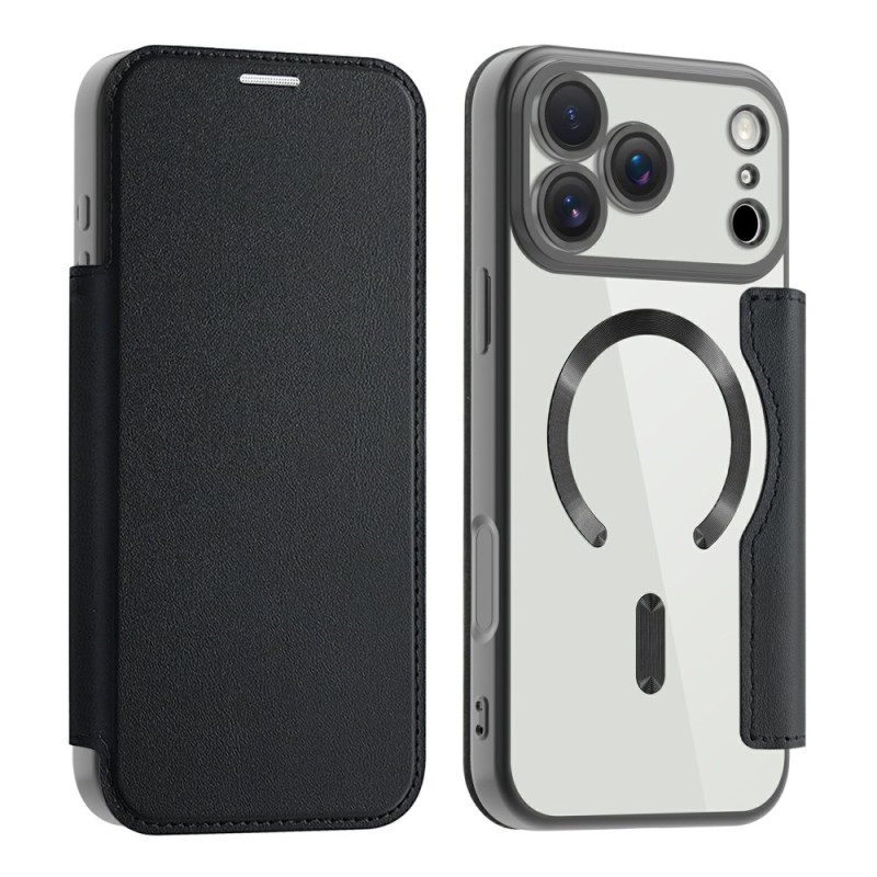 Flip Cover iPhone 17 Pro Compatible MagSafe avec Blocage RFID