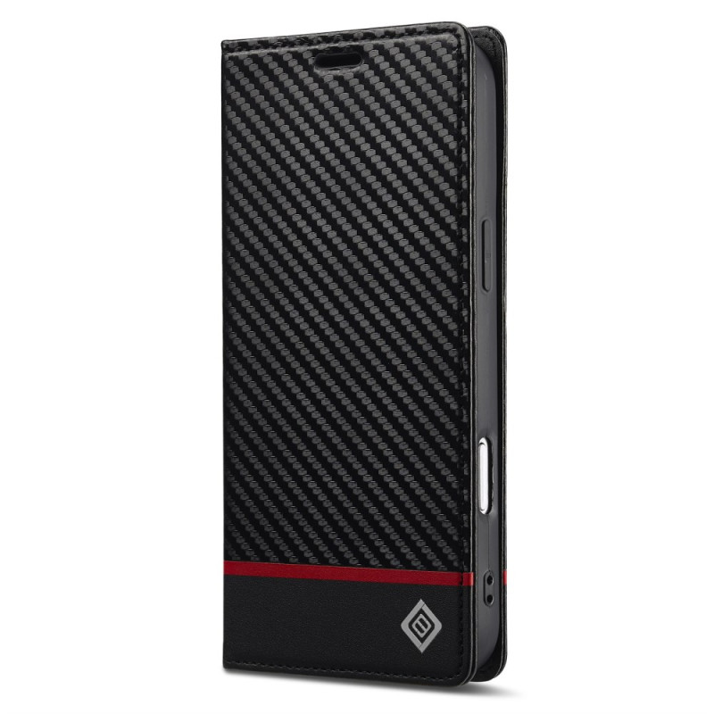 Flip Cover iPhone 17 Pro Fibre Carbone LC.IMEEKE