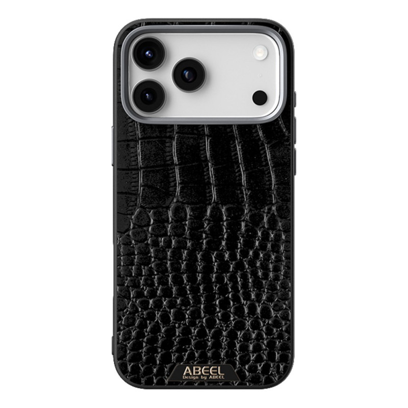 Coque iPhone 17 Pro Compatible MagSafe Effet Croco ABEEL