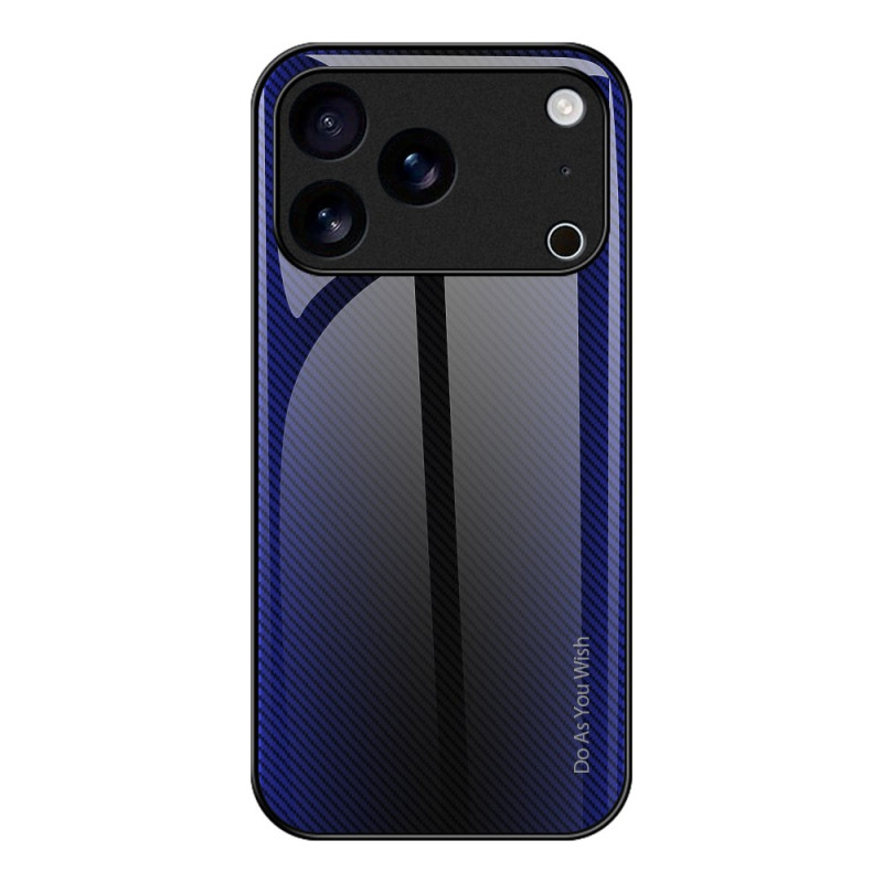Coque iPhone 17 Pro Verre Trempé Fibre Carbone