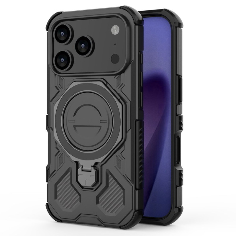 Coque iPhone 18 Pro / 17 Pro Ultra Résistante avec Anneau-Support