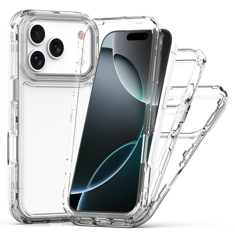 Coque iPhone 18 Pro / 17 Pro Transparente Trois-en-Un