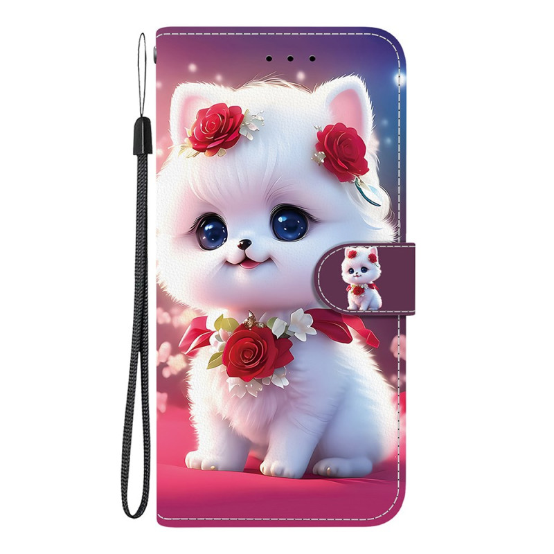HOusse Samsung Galaxy A07 Joli Chaton Blanc