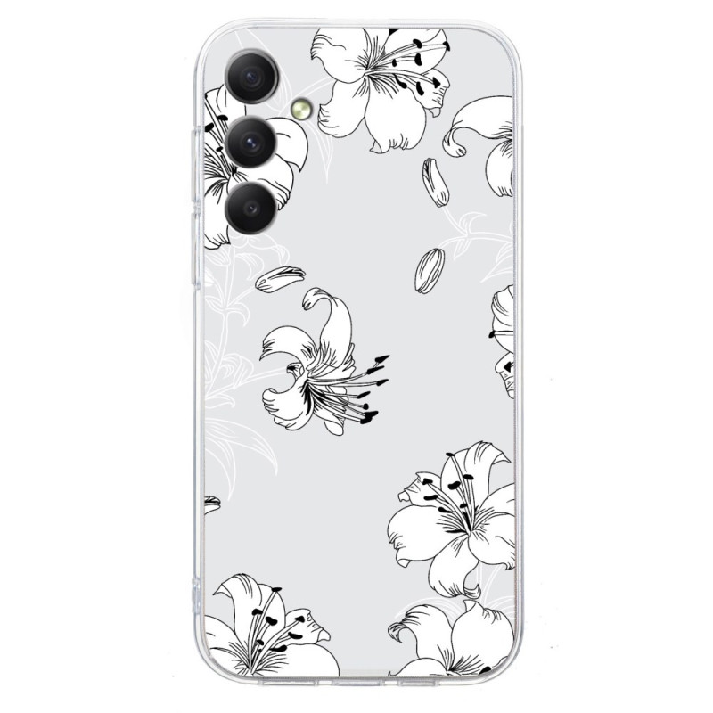 Coque Samsung Galaxy A07 Motif Floral Blanc