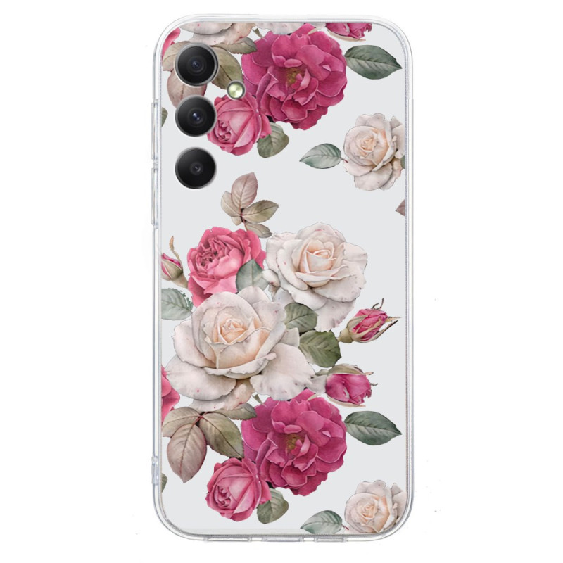 Coque Samsung Galaxy A07 Motif Pivoine